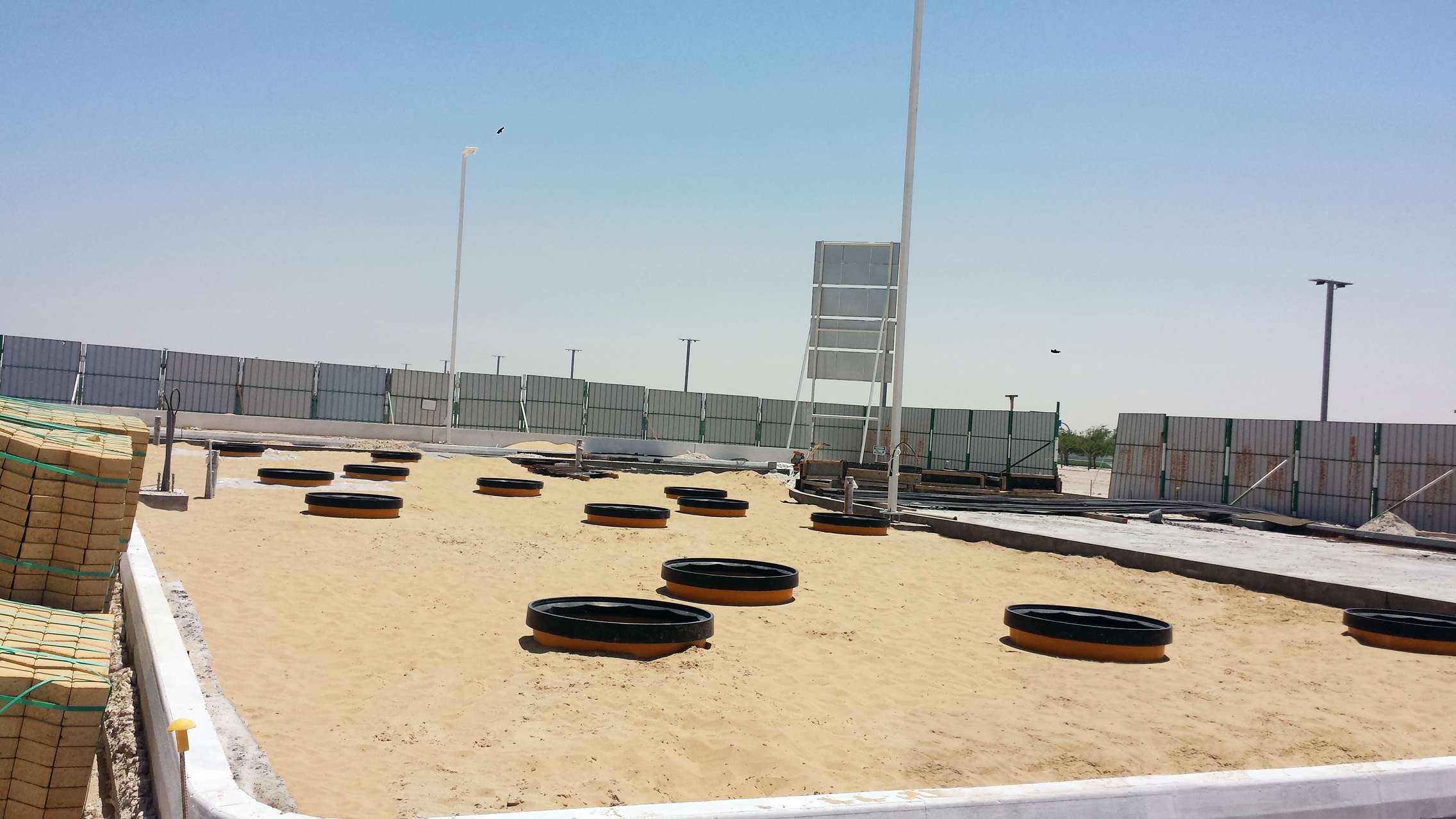 Fibrelite tank and dispenser sumps specified by Qatari oil company